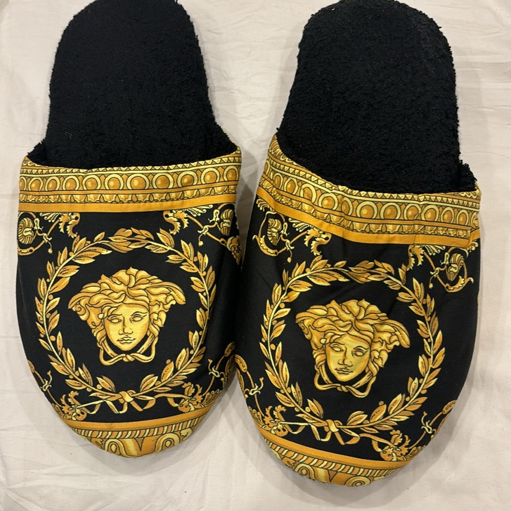 ⚡️Versace I ❤️ Baroque unisex slippers